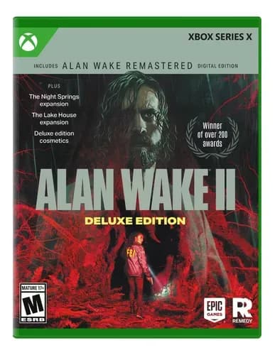 Alan Wake 2 Deluxe Edition Xbox Series X Midia Fisica