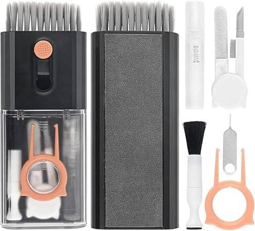 Kit de Limpeza Multifuncional 10 em 1 com Escova de Limpeza - Teclados Mecânicos e PC
